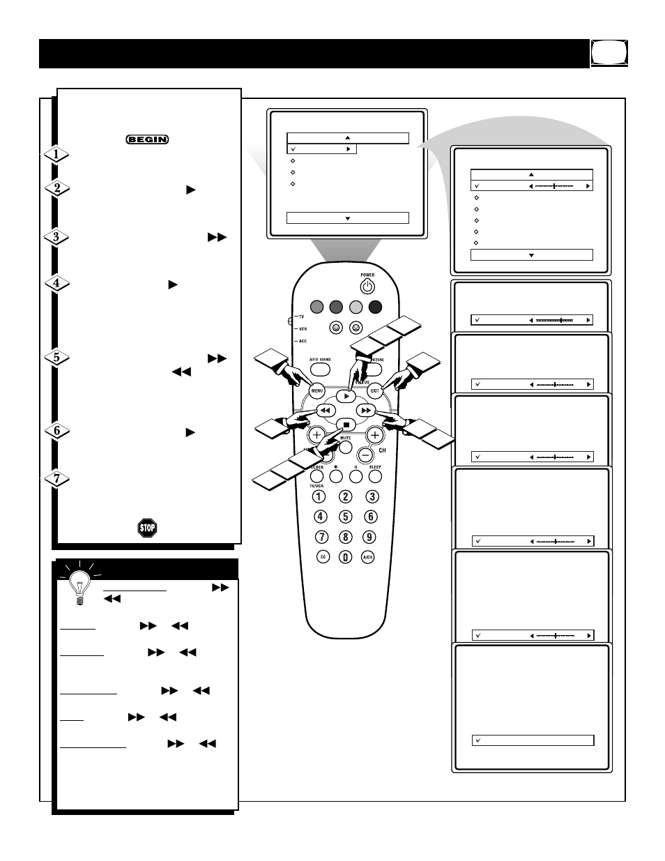 Ow to, Se the, Icture | Djustment, Ontrols | Philips XA311 User Manual | Page 5 / 44