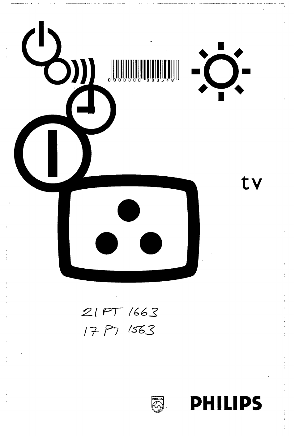 Philips 17PT1563 User Manual | 12 pages