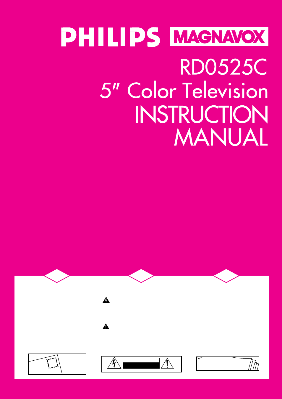 Philips RD 0525C User Manual | 12 pages