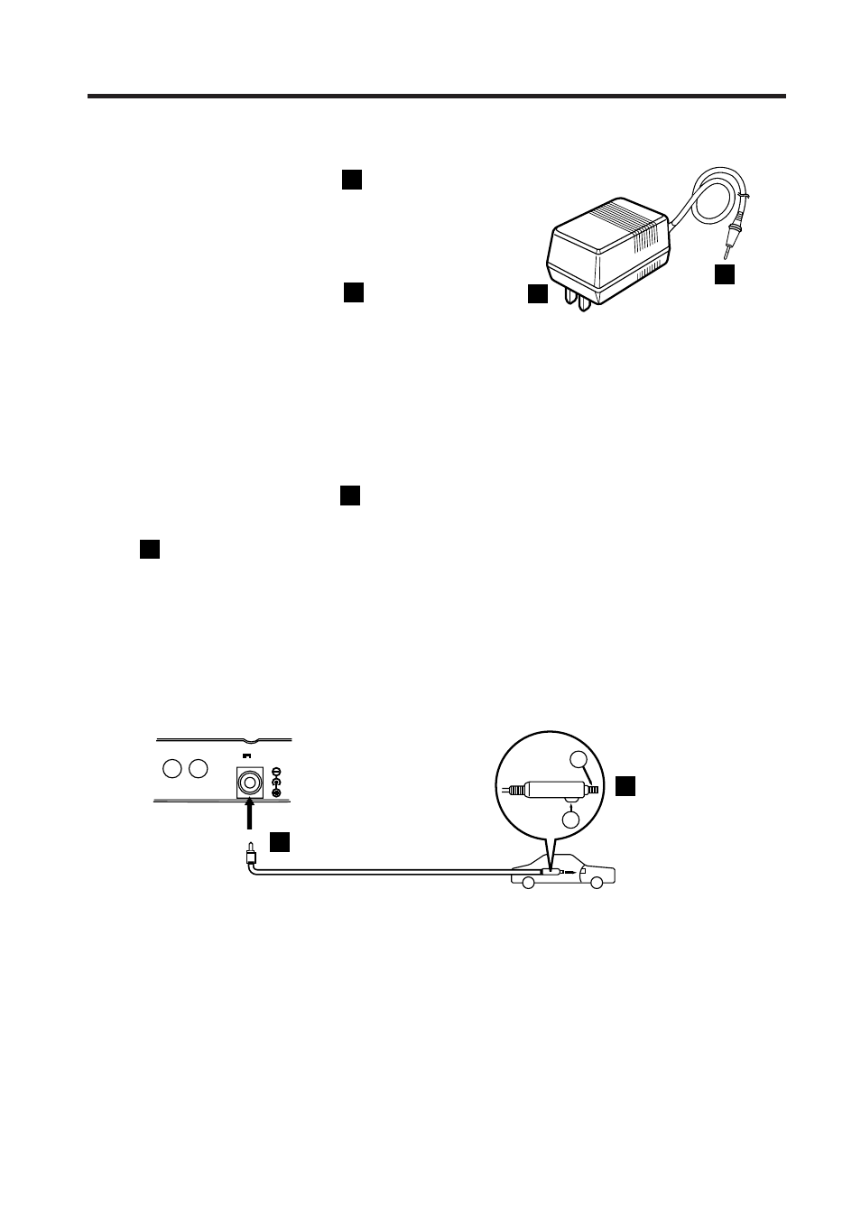 Power supply, Caution, Ac adaptor | How to use the supplied car power cord | Philips RD 0525C User Manual | Page 5 / 12