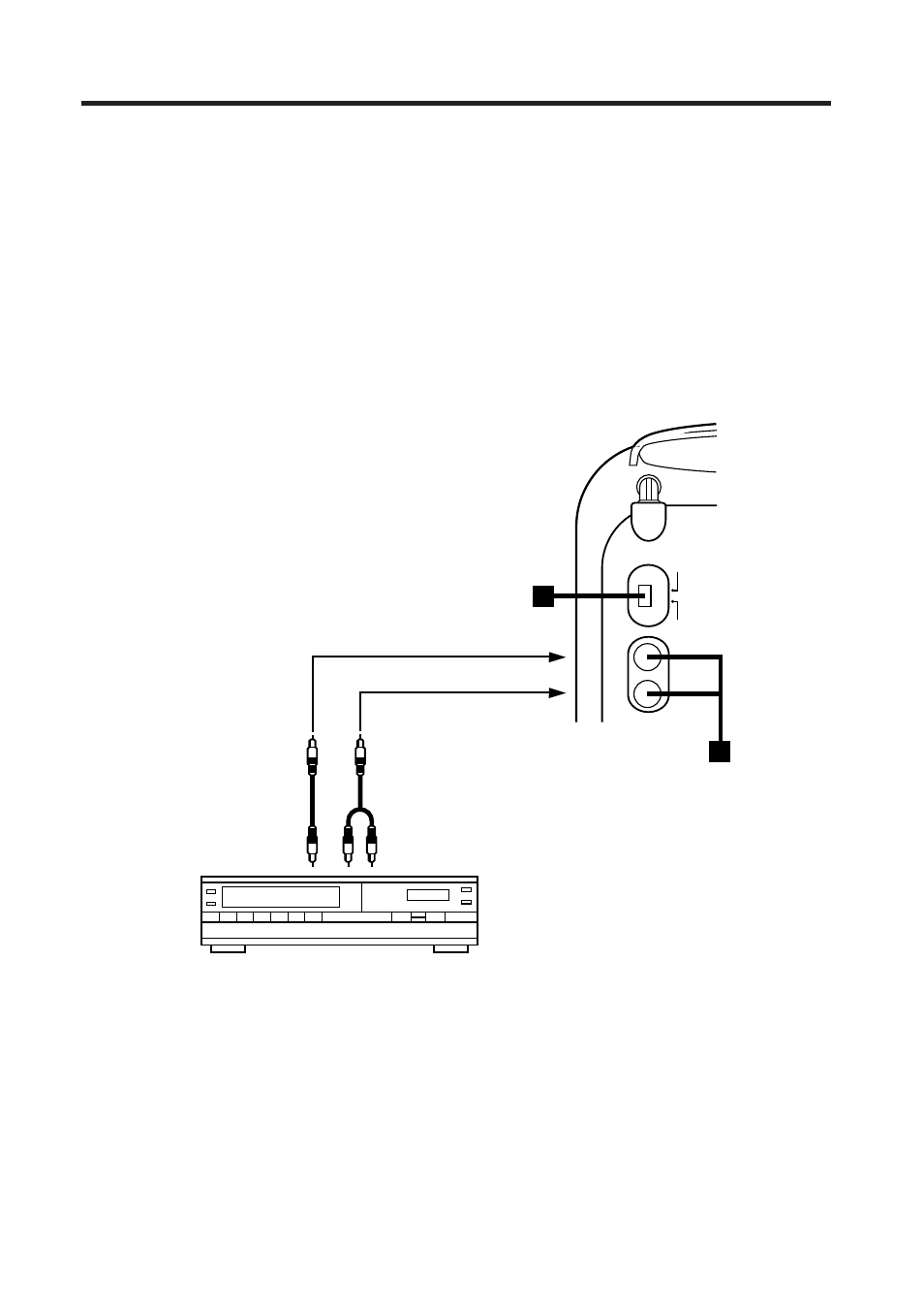 Audio and video input jacks, Video operation | Philips RD 0525C User Manual | Page 8 / 12