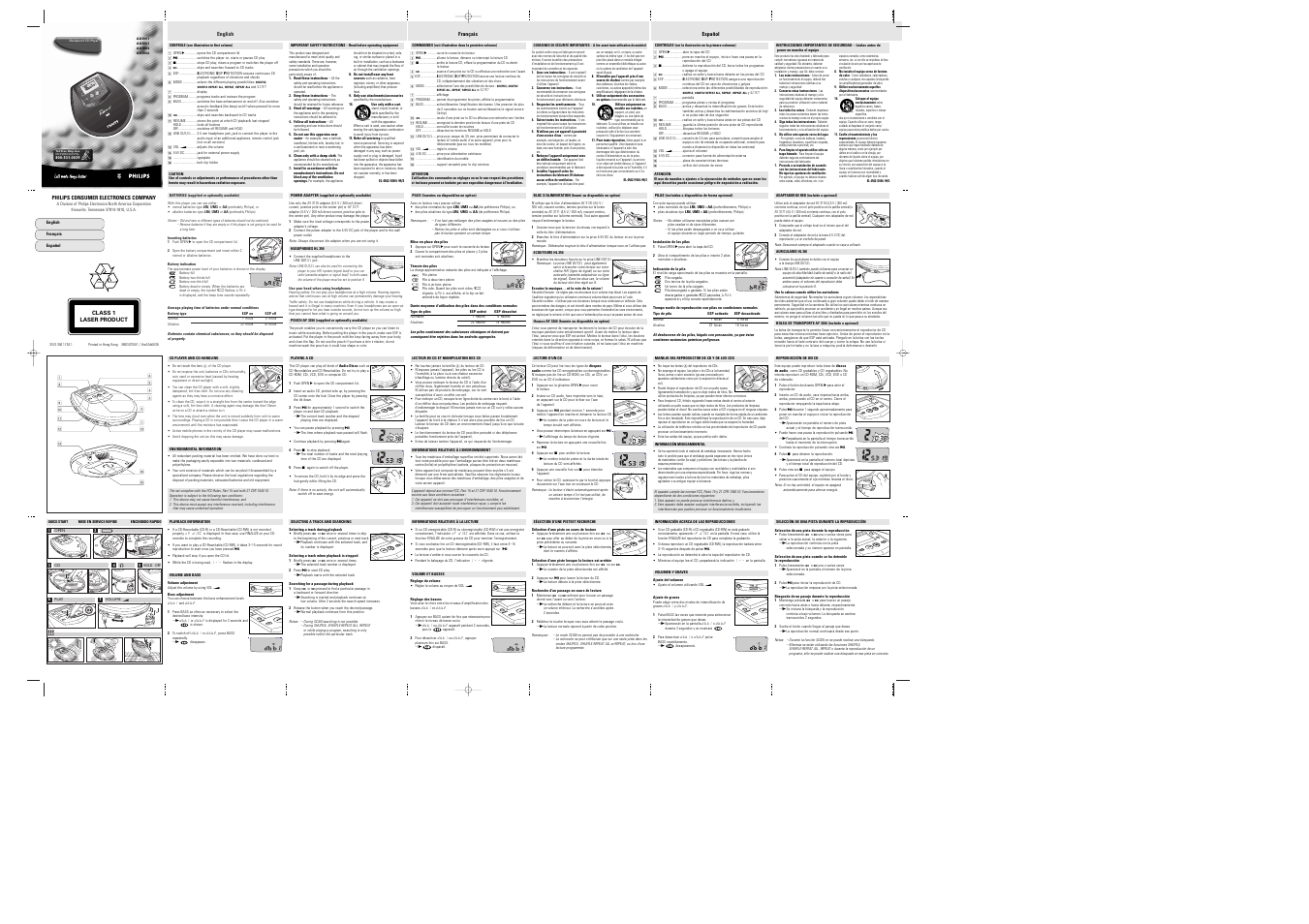 Philips AX5006 User Manual | 2 pages