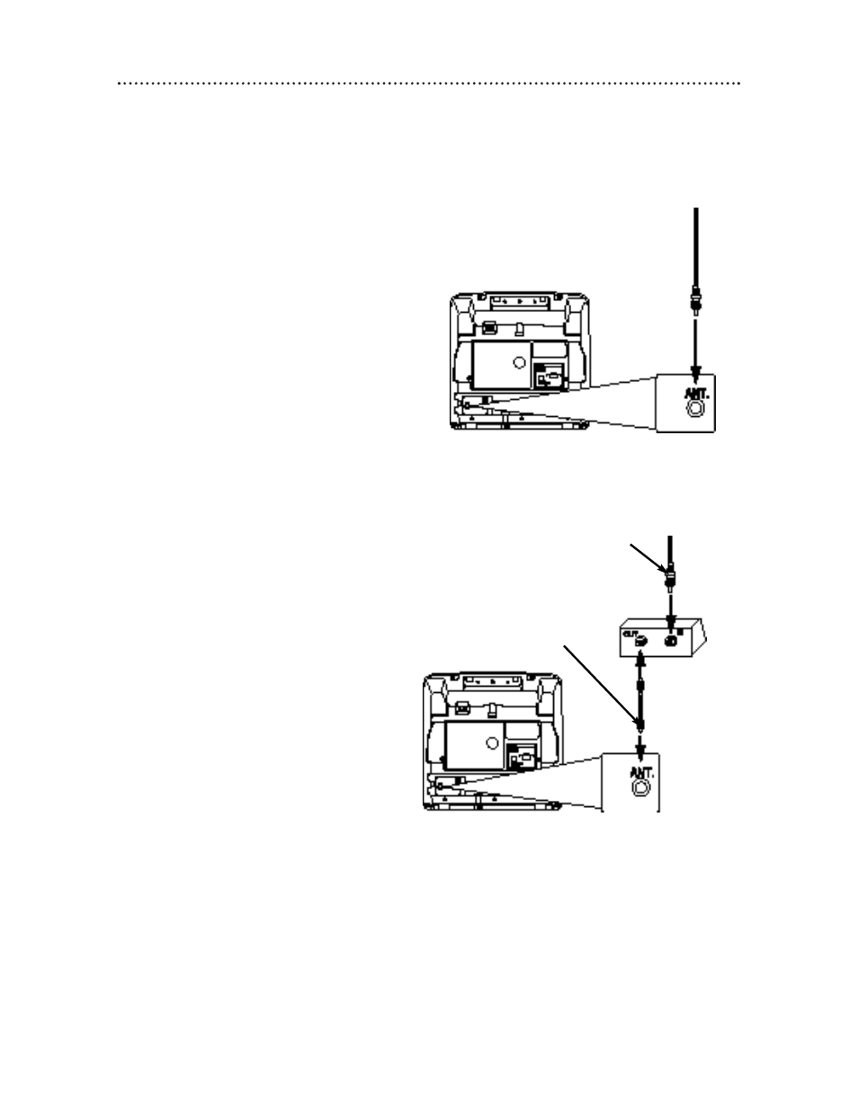 A. b, 6 hooking up the tv/vcr | Philips CCC 092AT User Manual | Page 6 / 54