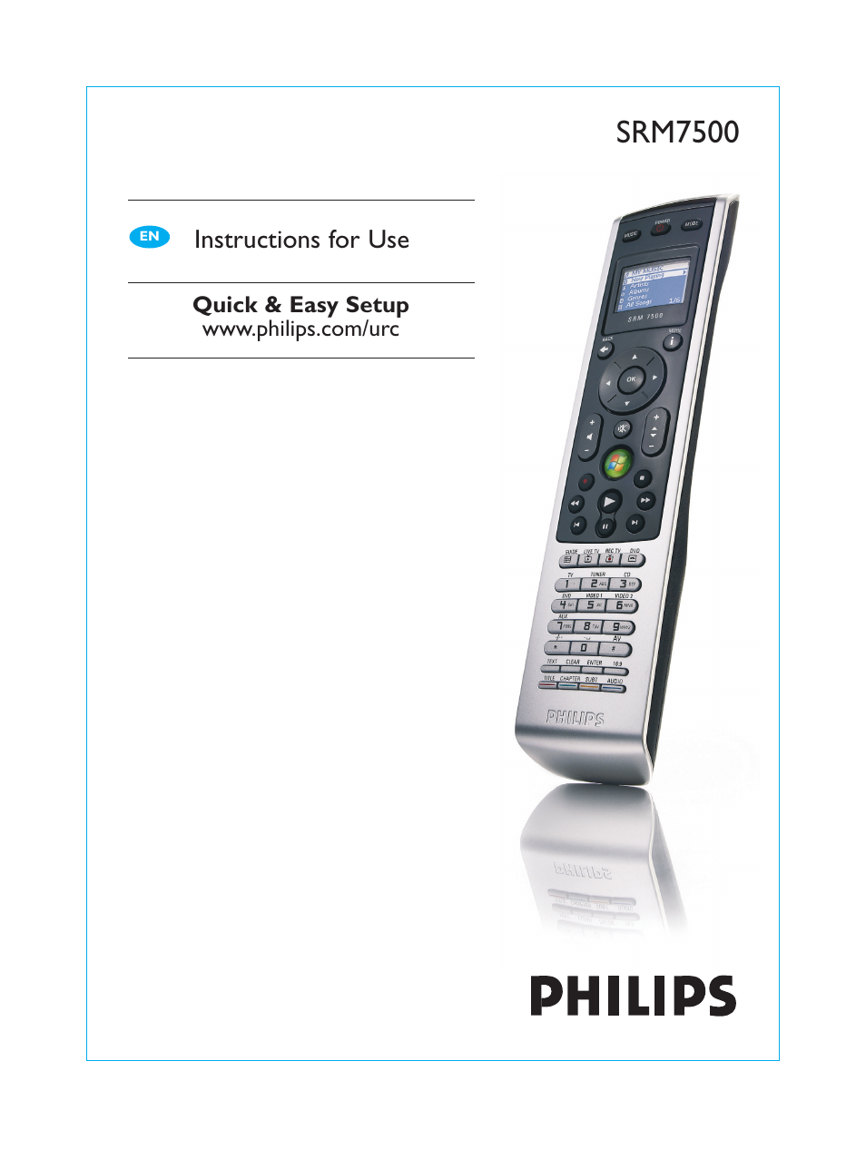 Philips SRM7500 User Manual | 33 pages