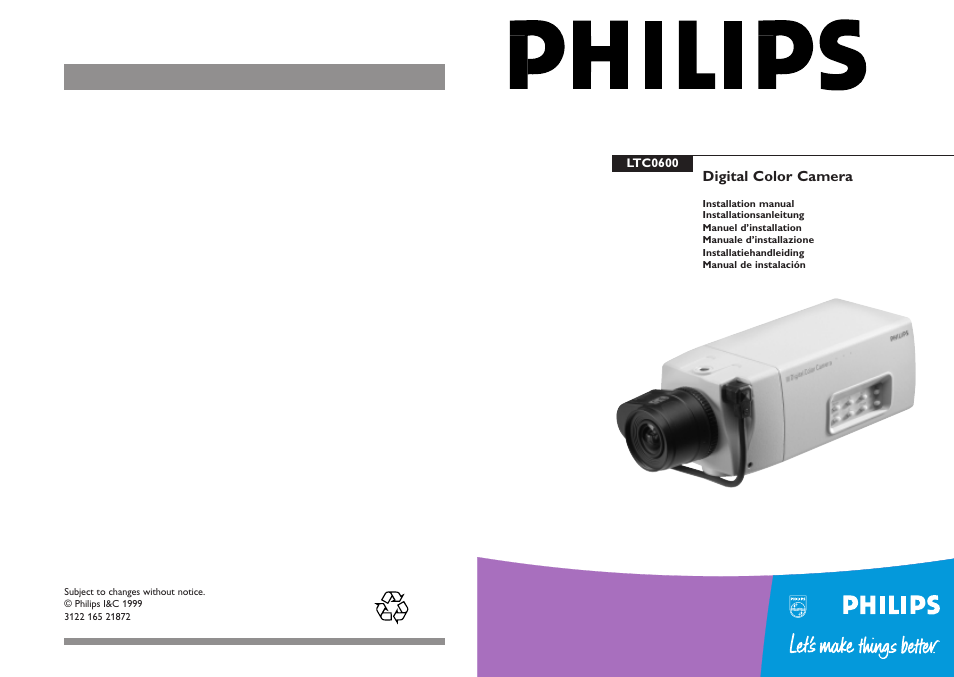 Philips LTC0600 User Manual | 11 pages