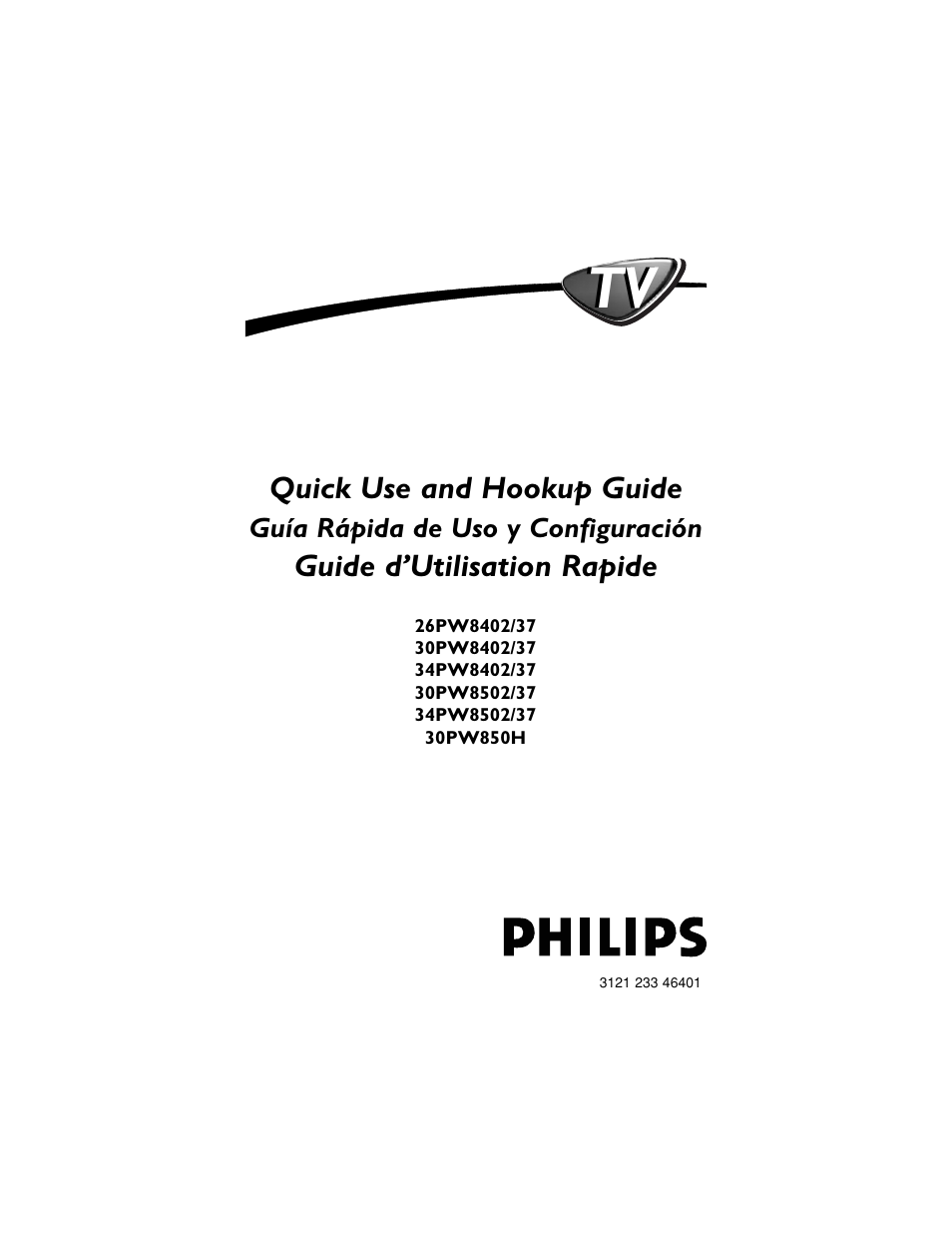 Philips 34PW850H/37 User Manual | 42 pages