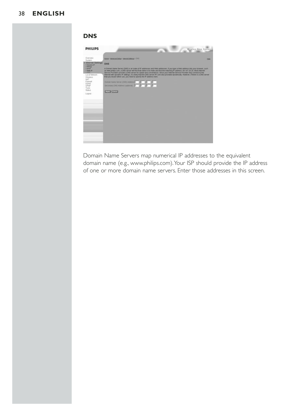 Philips CPWBS001 User Manual | Page 38 / 64