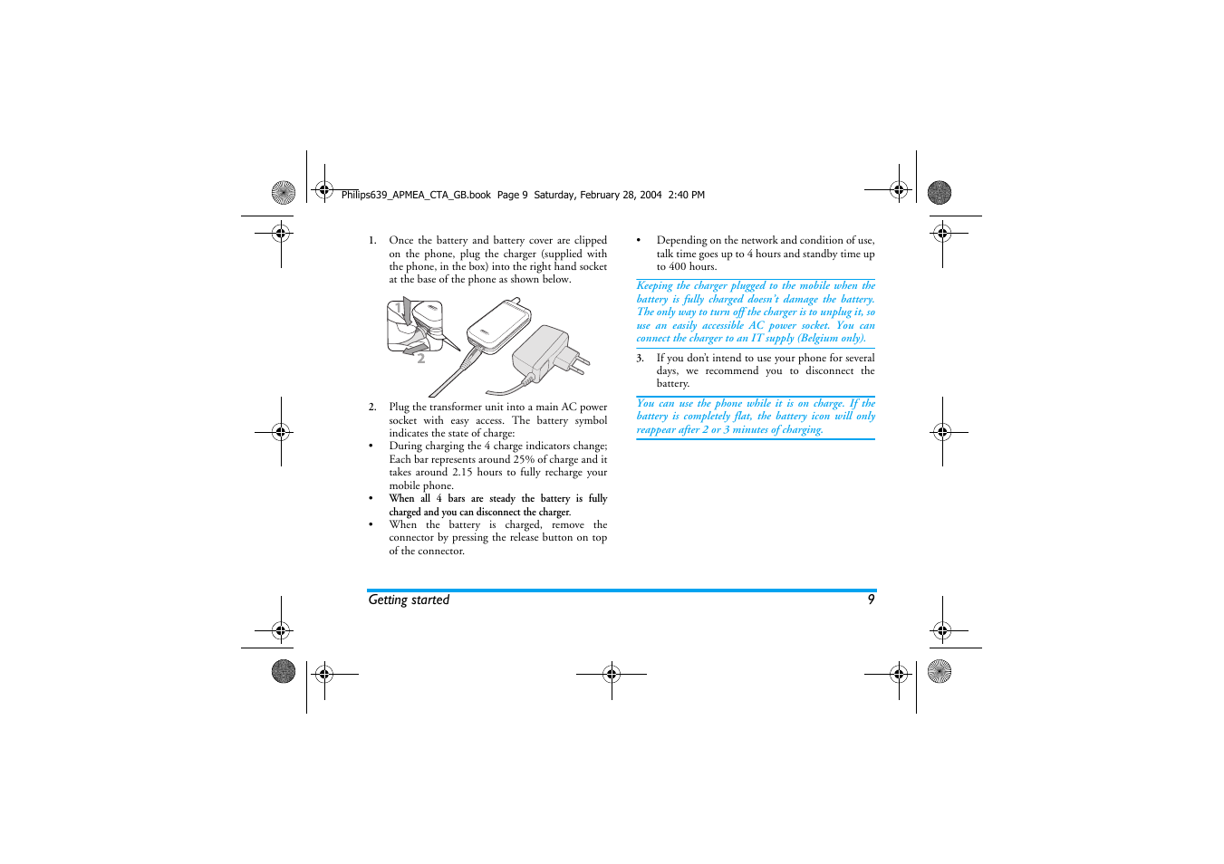 Philips 639 User Manual | Page 10 / 100