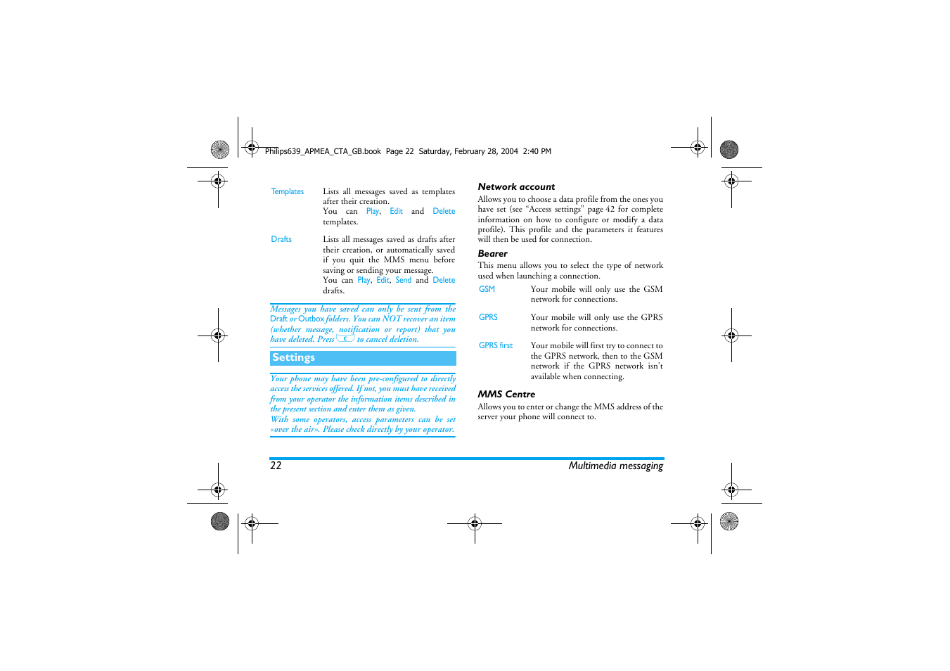 Philips 639 User Manual | Page 23 / 100