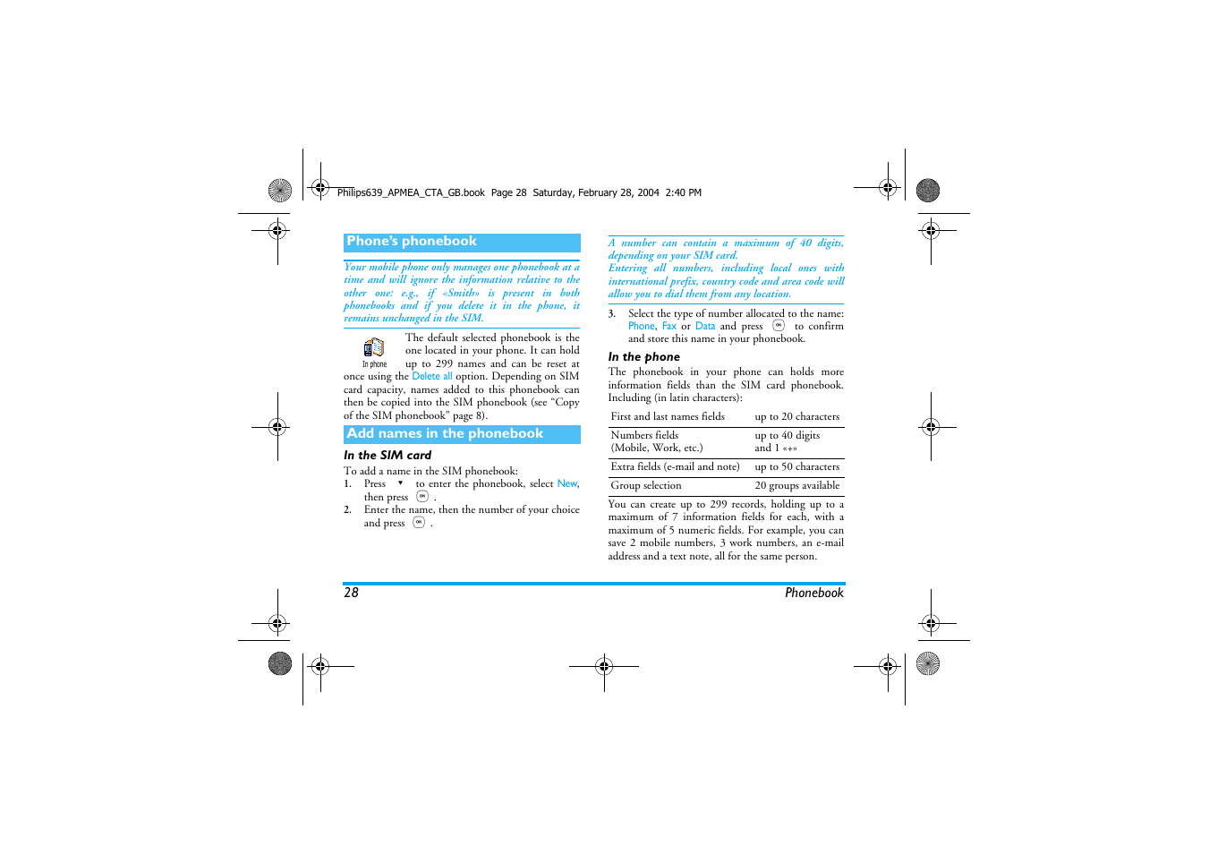 Philips 639 User Manual | Page 29 / 100