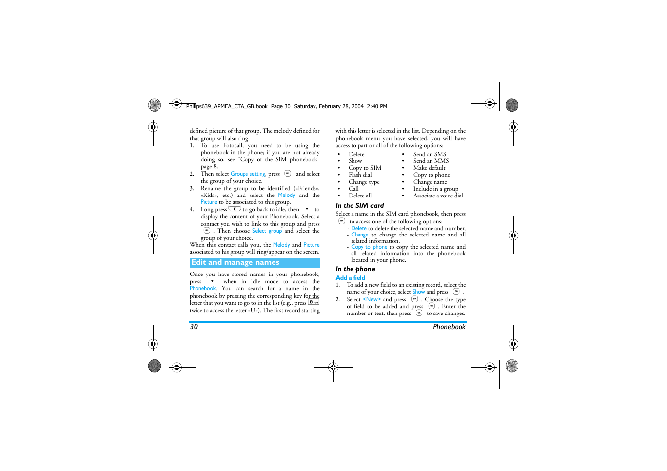 Philips 639 User Manual | Page 31 / 100