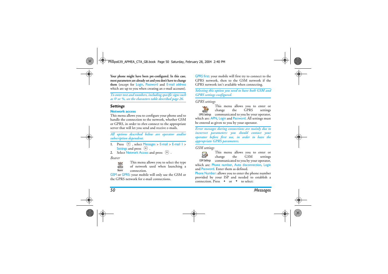 Philips 639 User Manual | Page 51 / 100