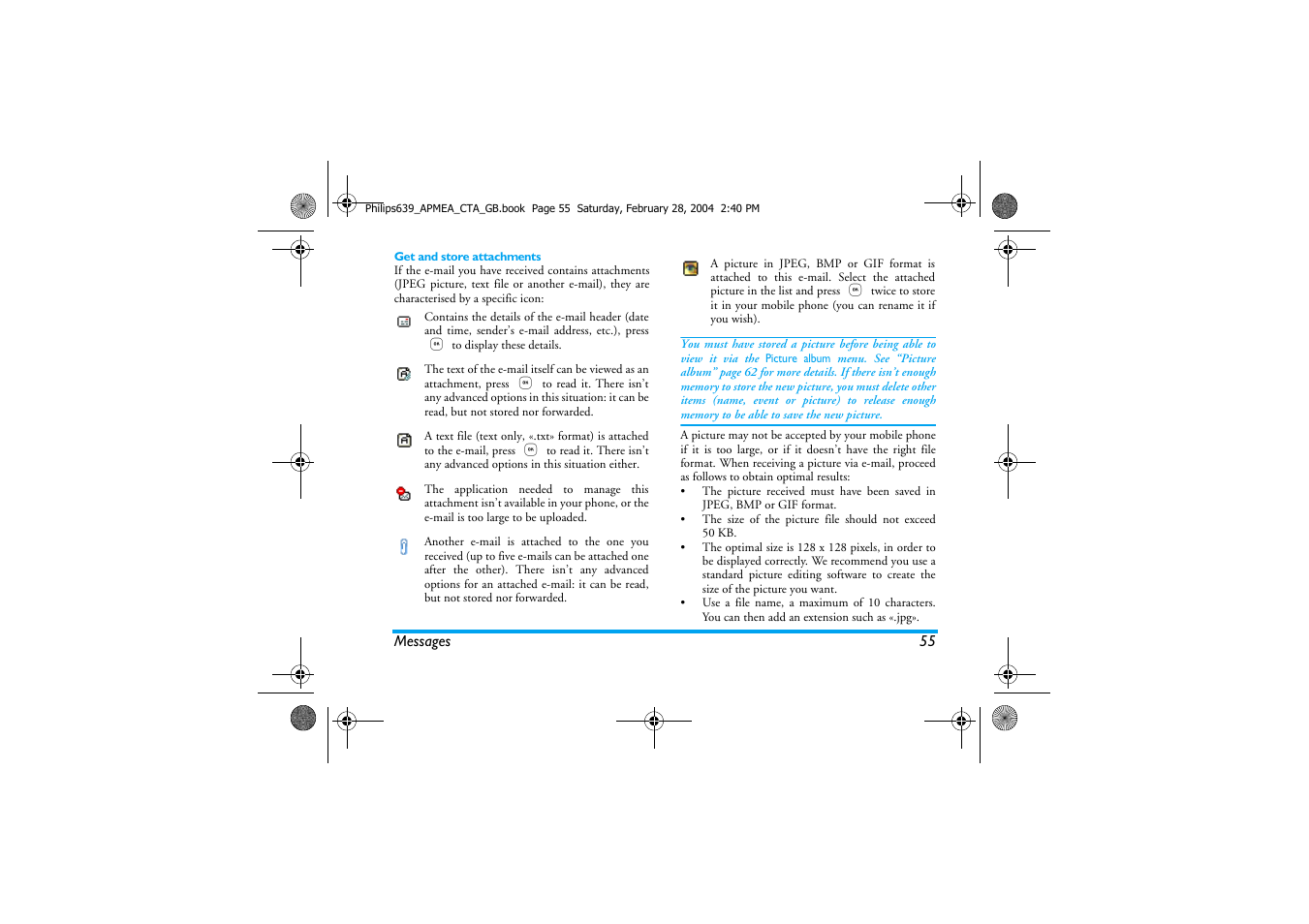 Philips 639 User Manual | Page 56 / 100