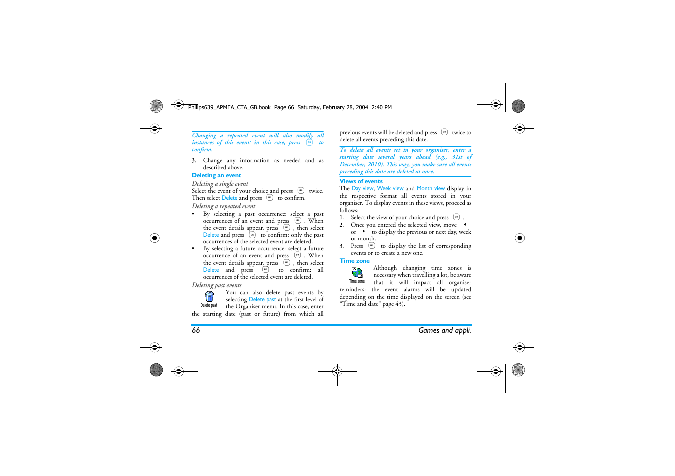 Philips 639 User Manual | Page 67 / 100