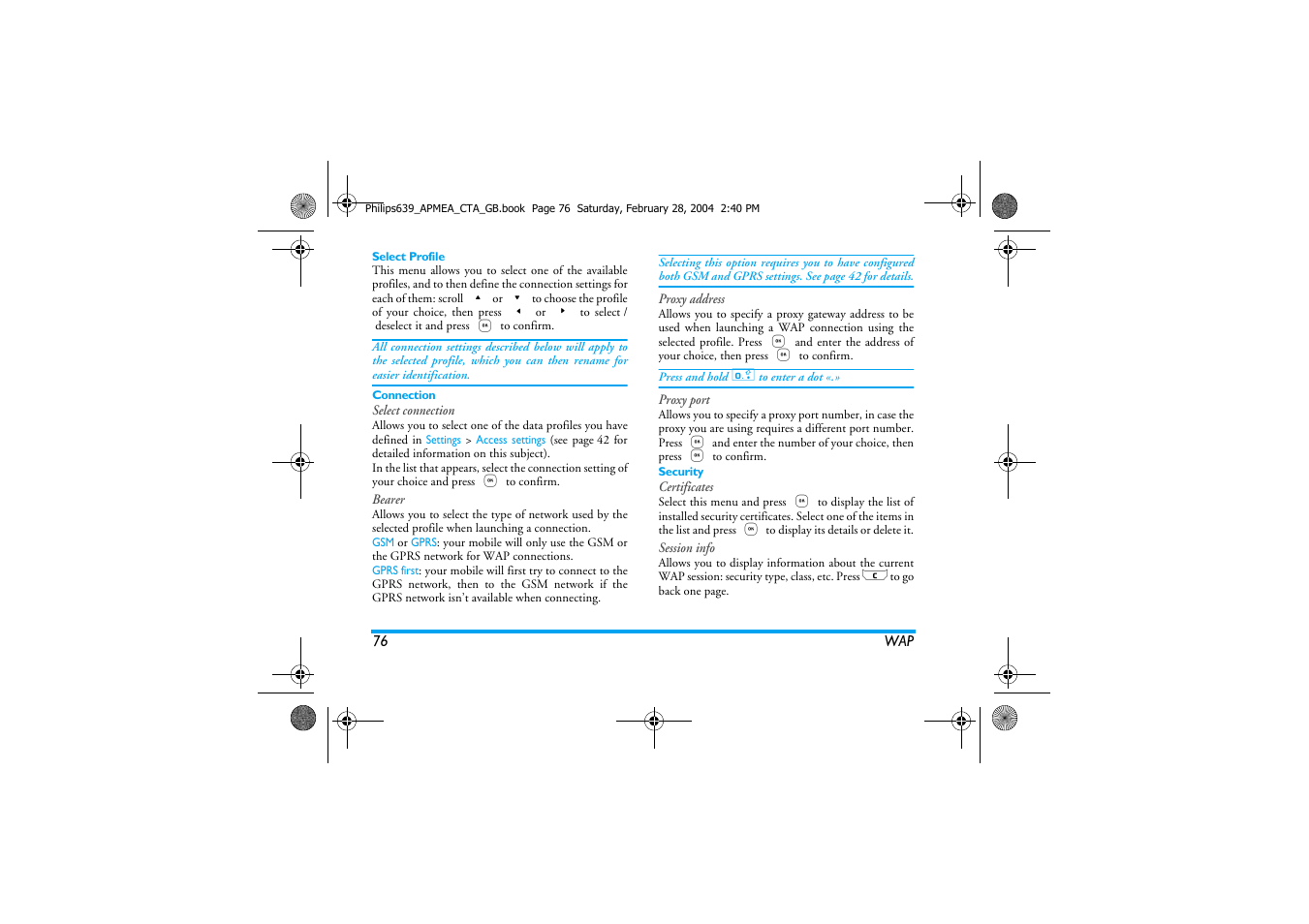 Philips 639 User Manual | Page 77 / 100