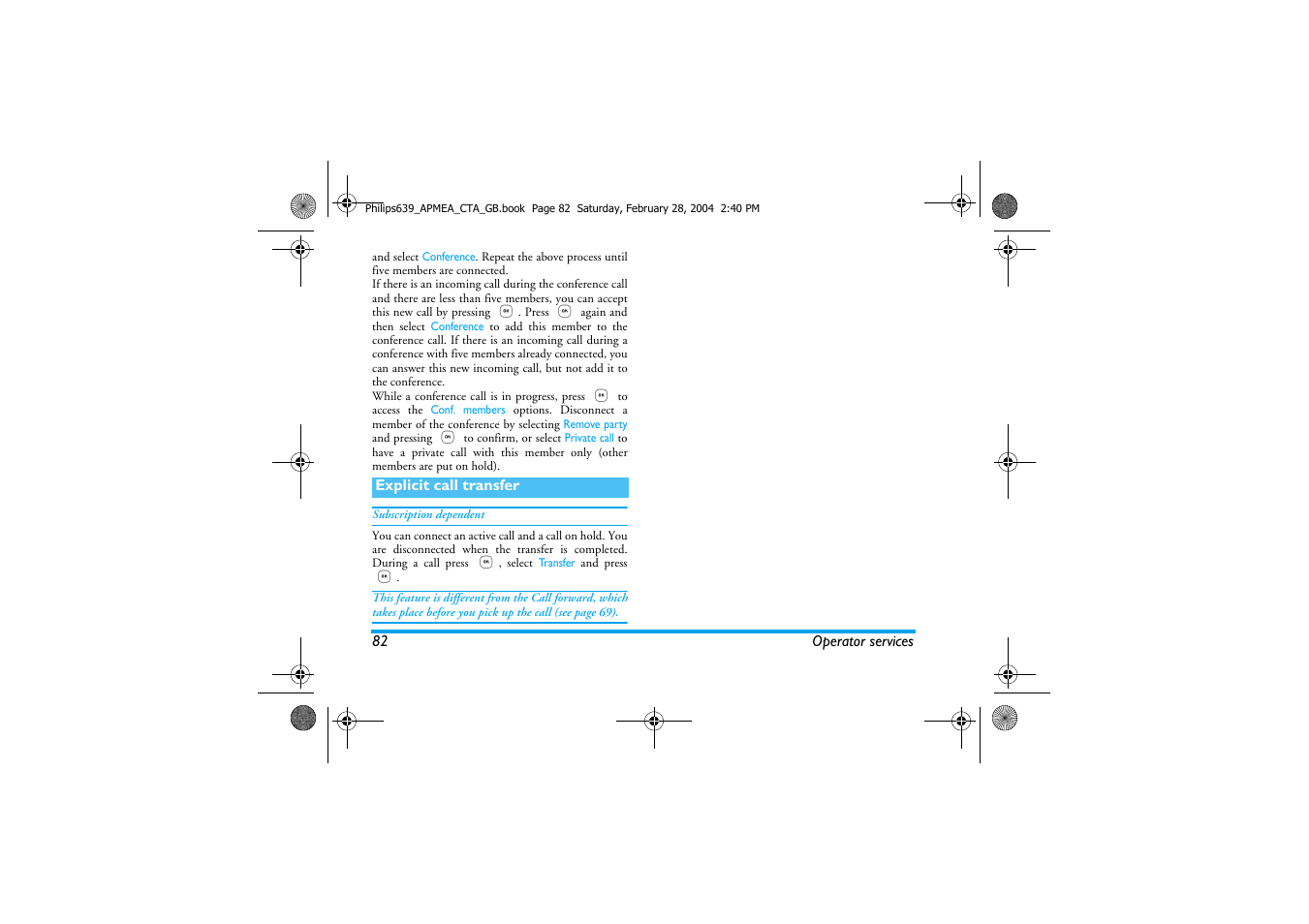 Philips 639 User Manual | Page 83 / 100