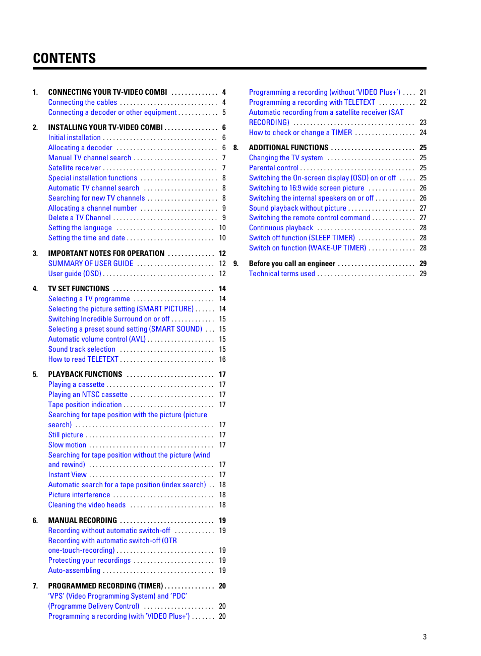 Philips 21PV708-715-908-918/07 User Manual | 31 pages