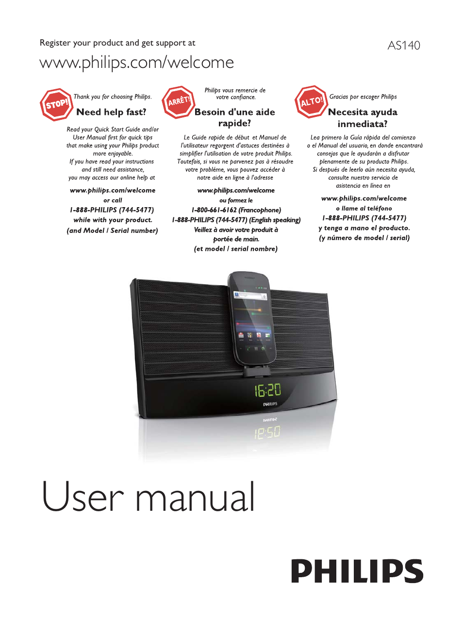 Philips AS140 User Manual | 31 pages