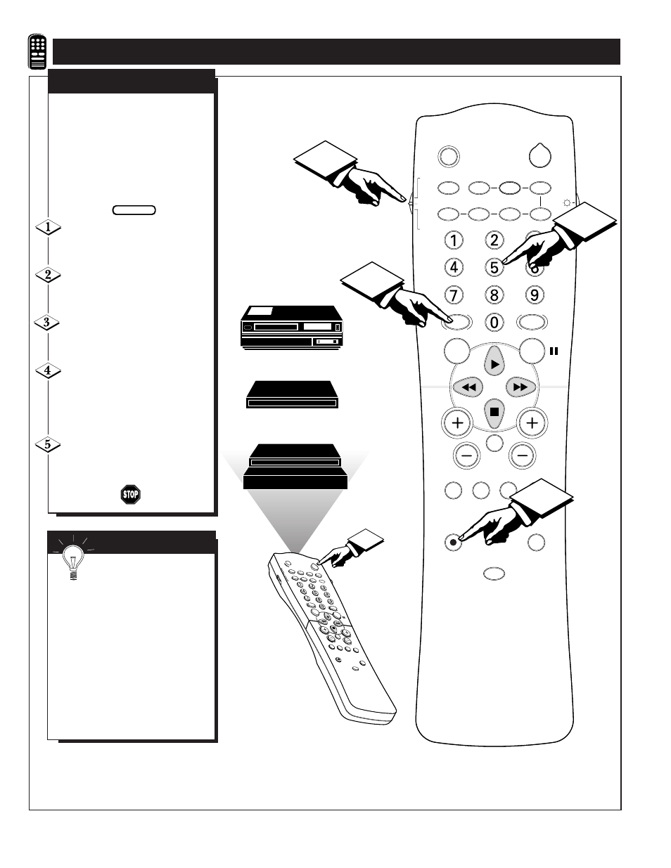 Etting the, Emote, Ontrol | Ther, Evices, Direct access method | Philips TP2781 User Manual | Page 28 / 44