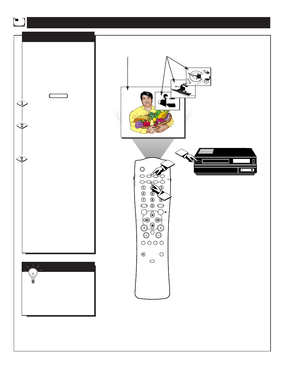 Pip (p, Sing the, Icture | Eature, Pip s | Philips TP2781 User Manual | Page 34 / 44