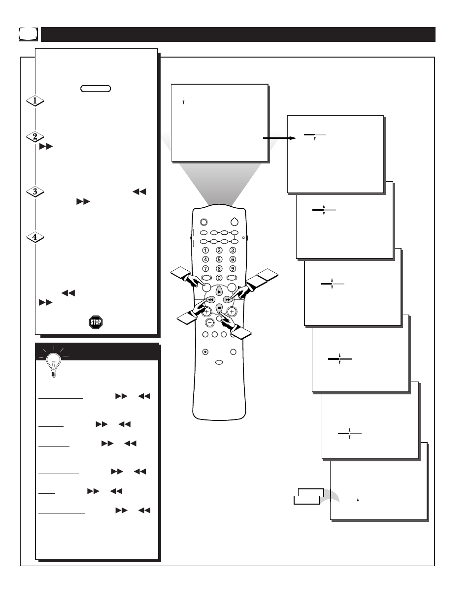 Tv p, Ow to, Djust the | Icture | Philips TP2781 User Manual | Page 6 / 44