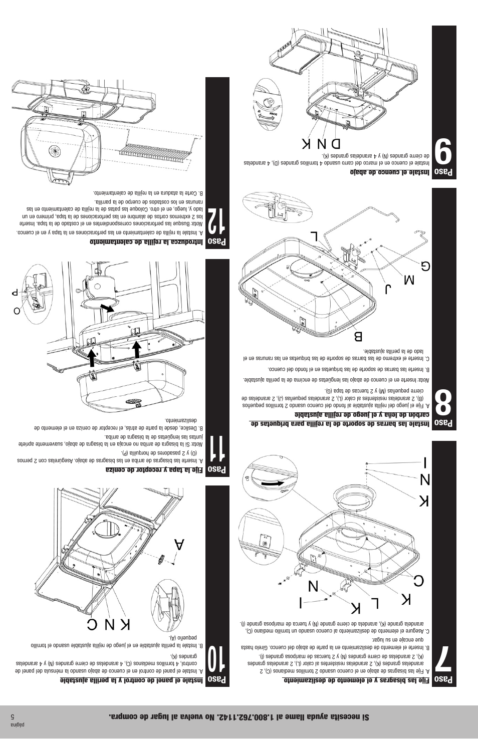 Paso | Philips CBC608A User Manual | Page 8 / 12