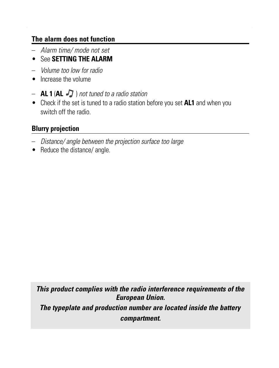 Philips AJ 3600 User Manual | Page 14 / 16