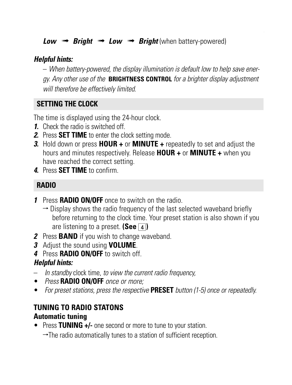 Philips AJ 3600 User Manual | Page 8 / 16