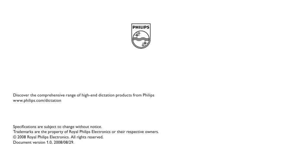 Philips LFH 660 User Manual | Page 22 / 22