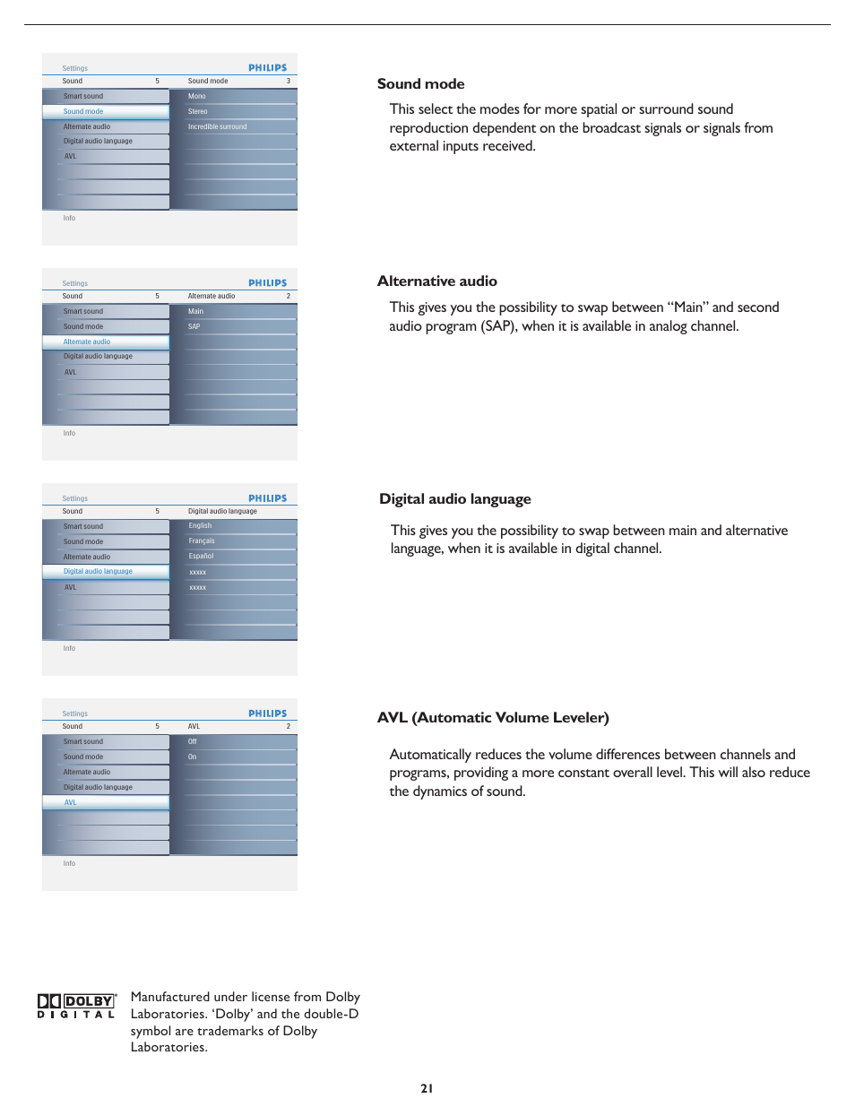 Philips 19PFL5402D User Manual | Page 28 / 43