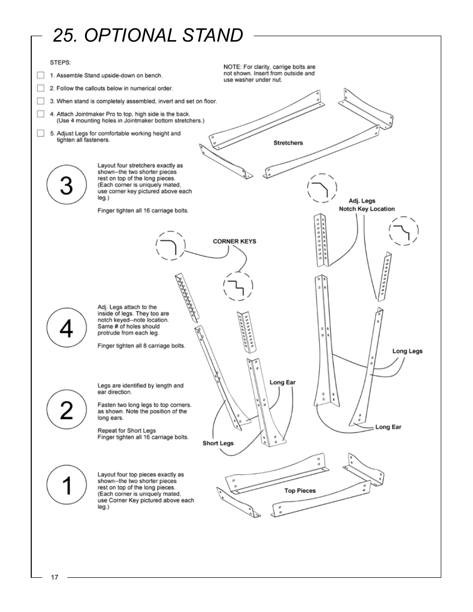 Optional stand | Philips Jointmaker Pro Signature Series User Manual | Page 18 / 24