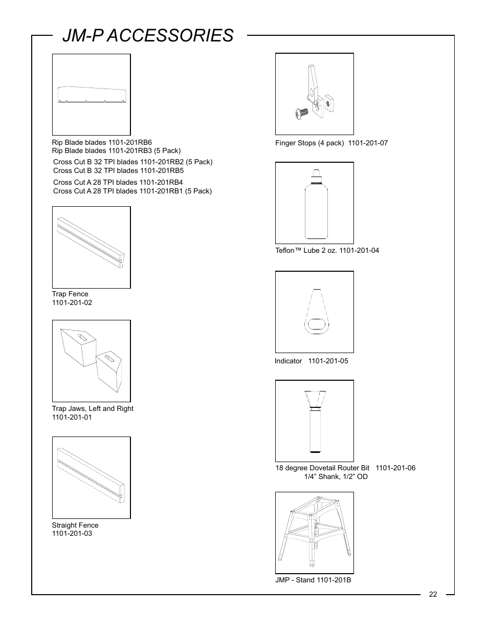 Jm-p accessories | Philips Jointmaker Pro Signature Series User Manual | Page 23 / 24