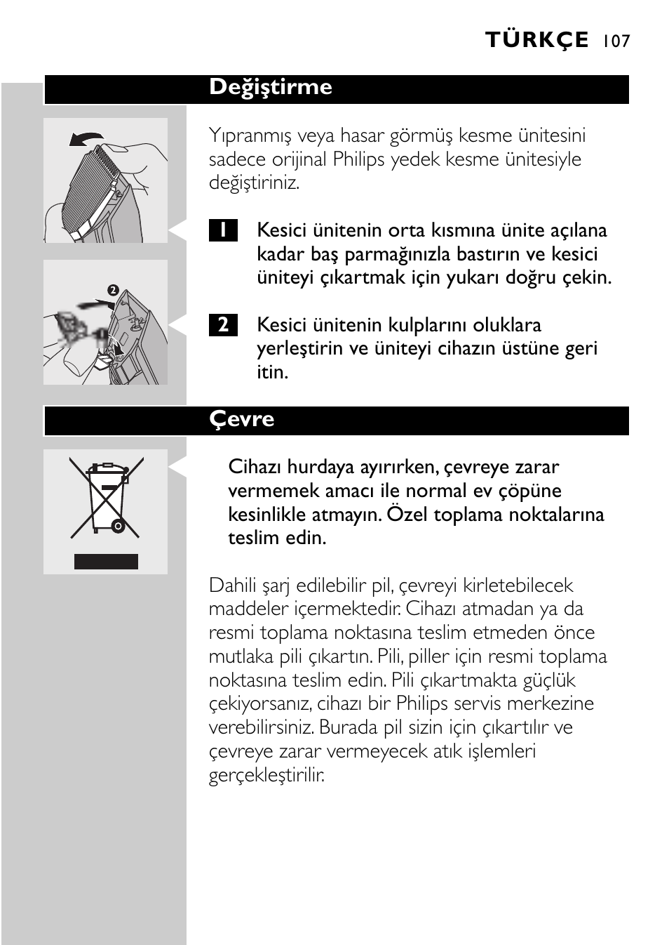 Philips QC5040 User Manual | Page 107 / 112