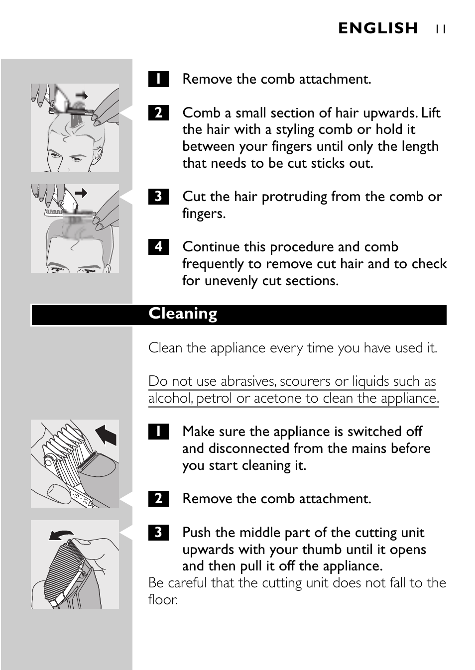 Philips QC5040 User Manual | Page 11 / 112
