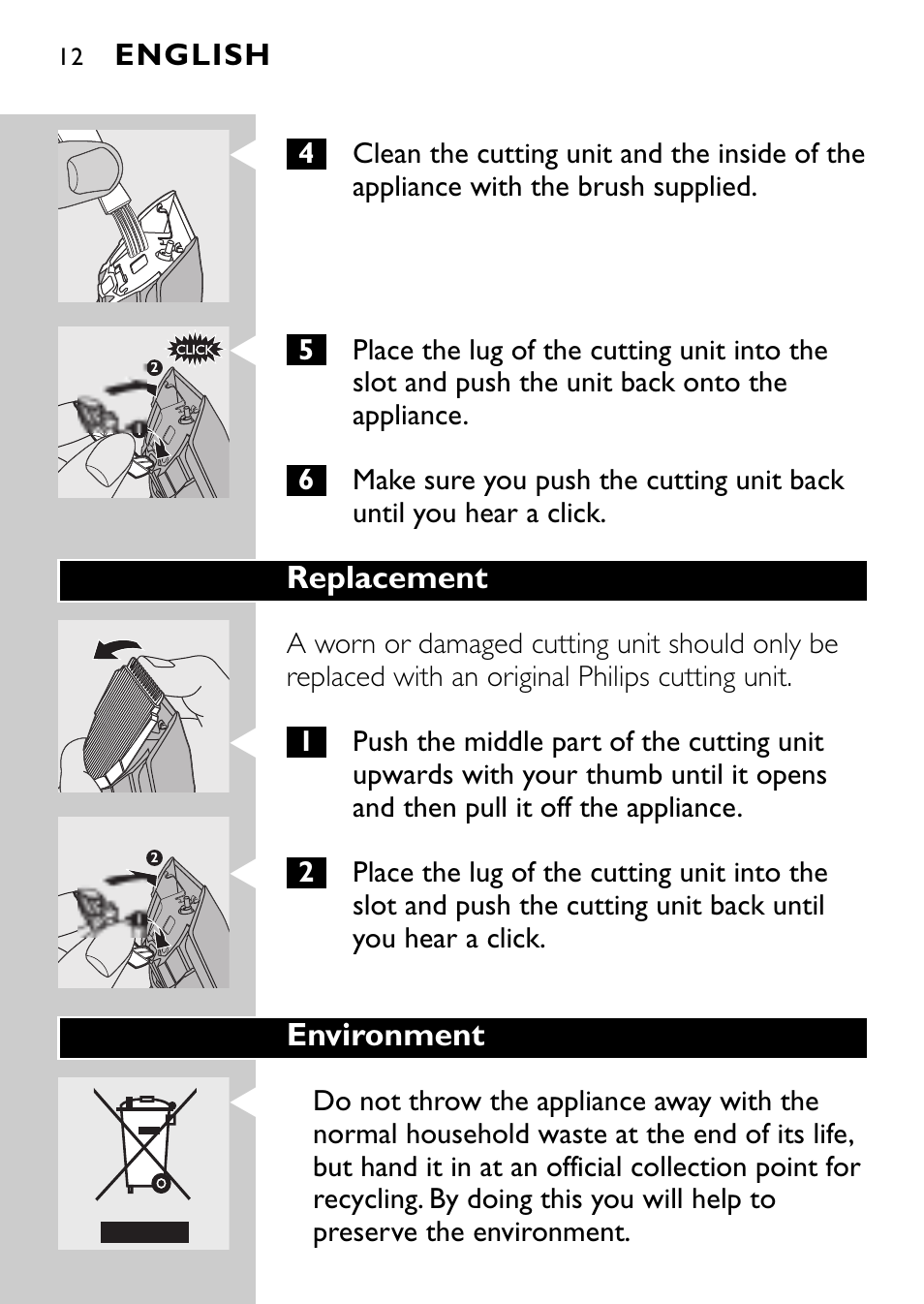 Philips QC5040 User Manual | Page 12 / 112