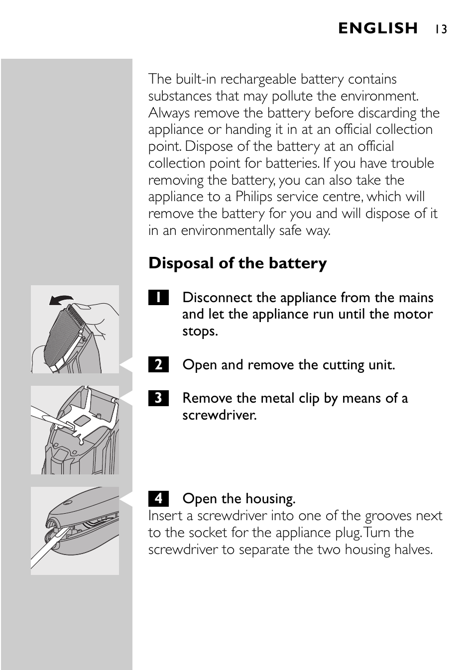 Philips QC5040 User Manual | Page 13 / 112