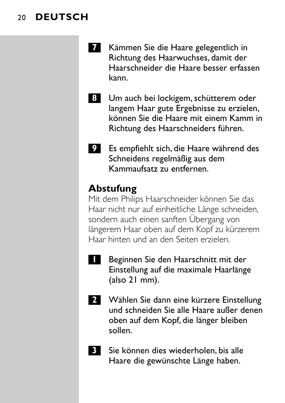 Philips QC5040 User Manual | Page 20 / 112