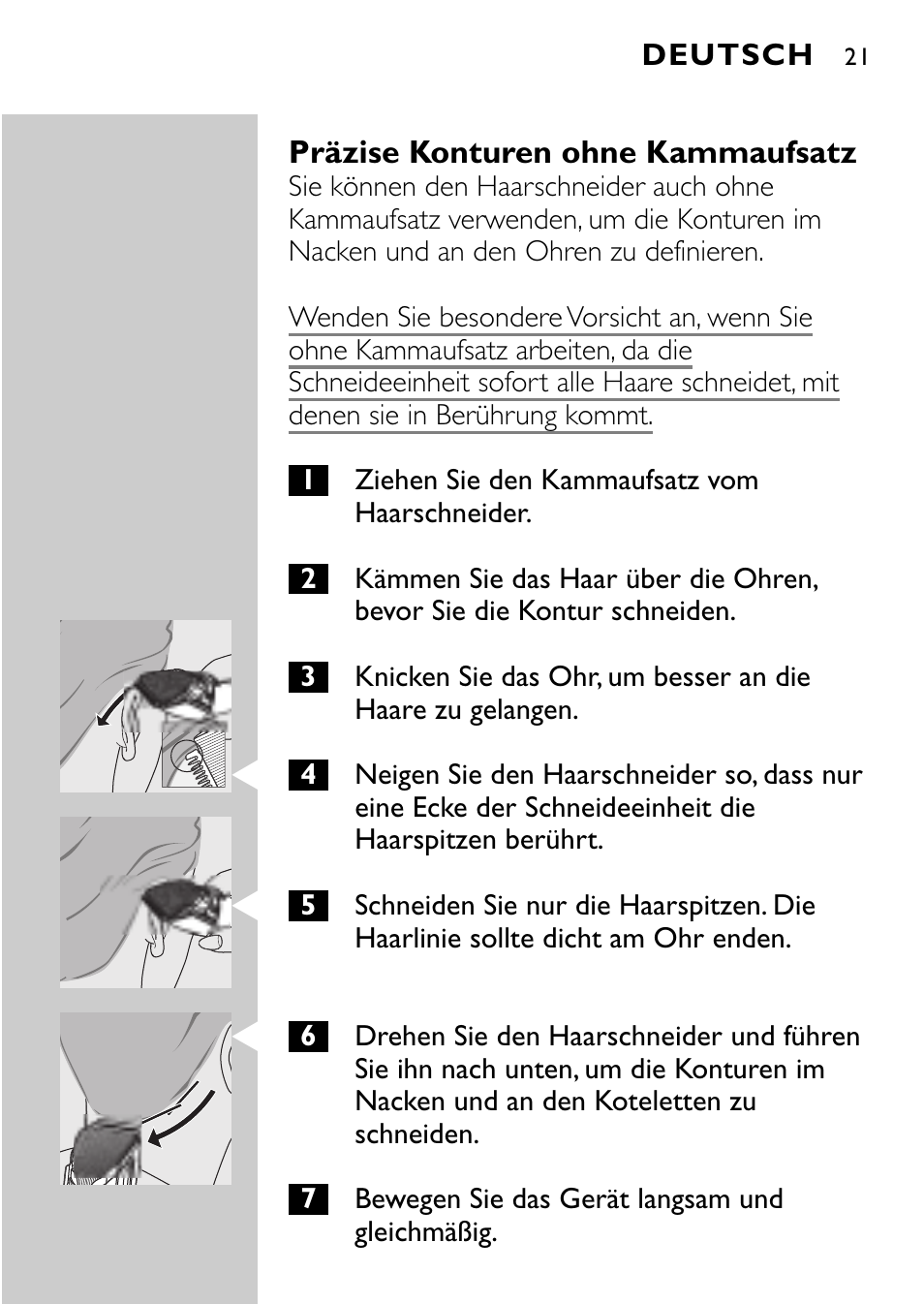 Philips QC5040 User Manual | Page 21 / 112
