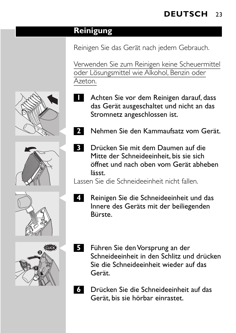 Philips QC5040 User Manual | Page 23 / 112