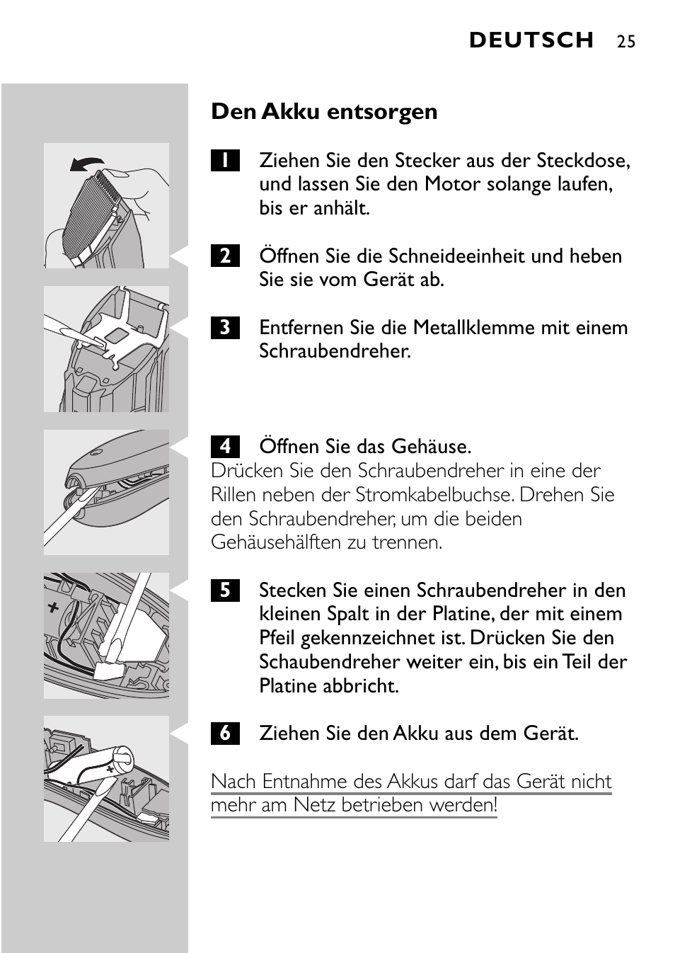 Philips QC5040 User Manual | Page 25 / 112