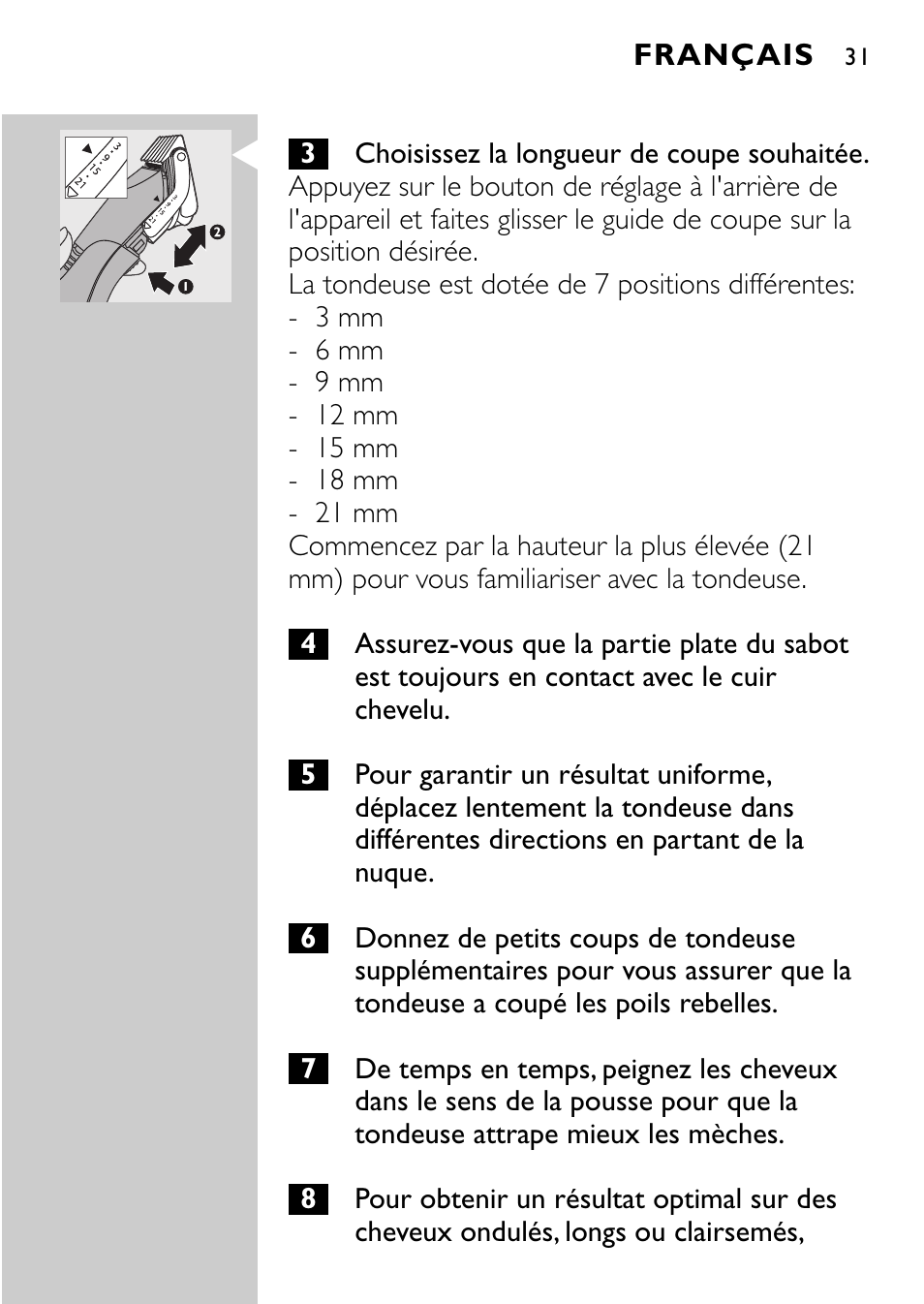 Philips QC5040 User Manual | Page 31 / 112