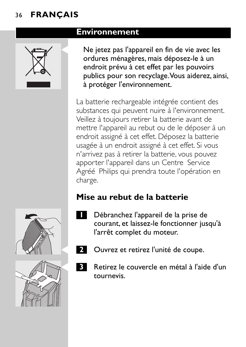 Philips QC5040 User Manual | Page 36 / 112