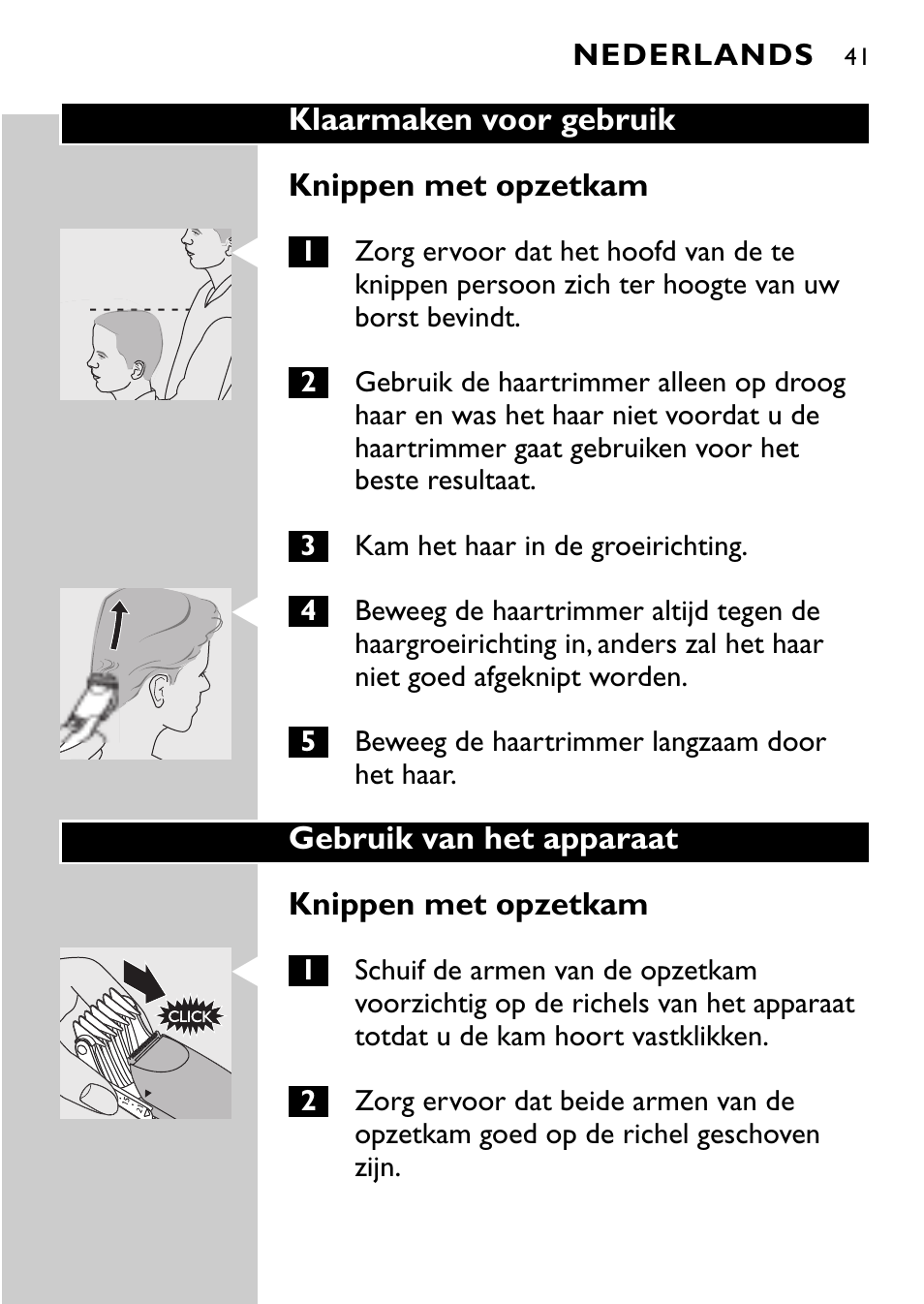 Philips QC5040 User Manual | Page 41 / 112