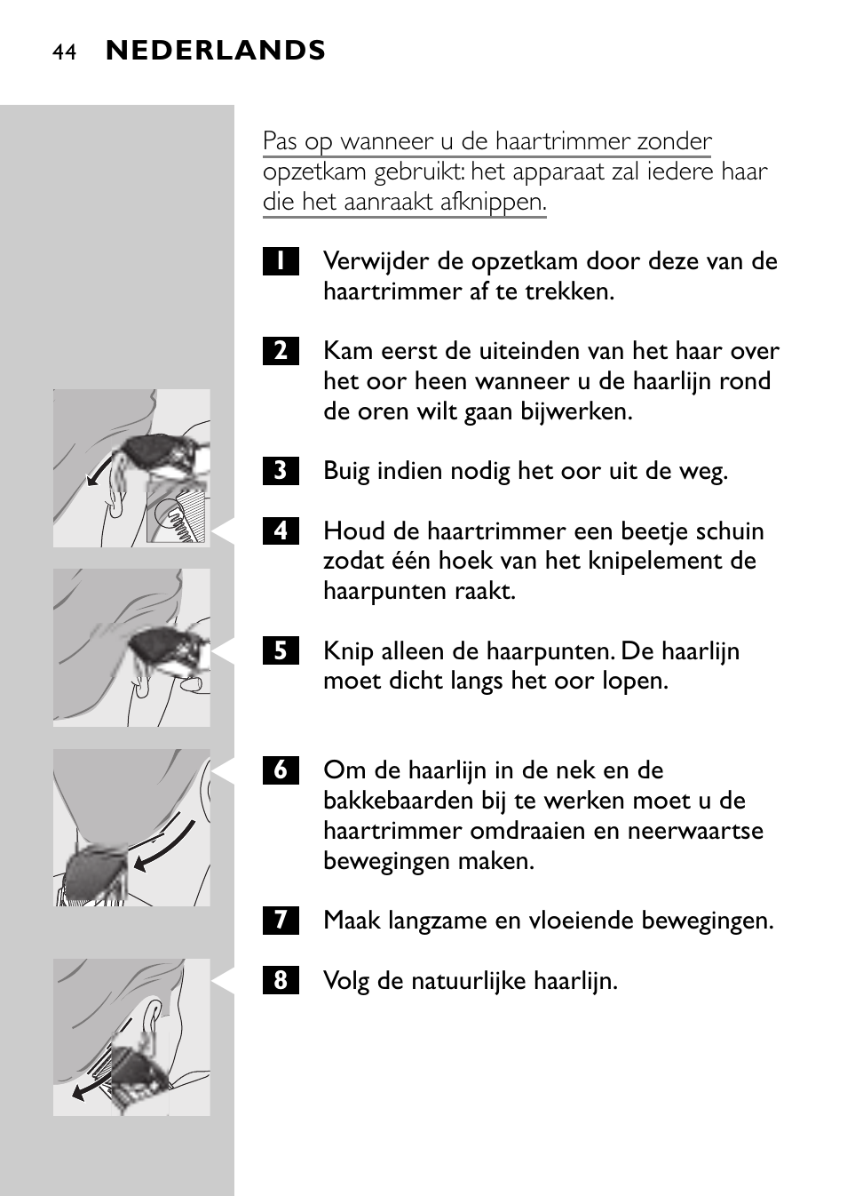 Philips QC5040 User Manual | Page 44 / 112