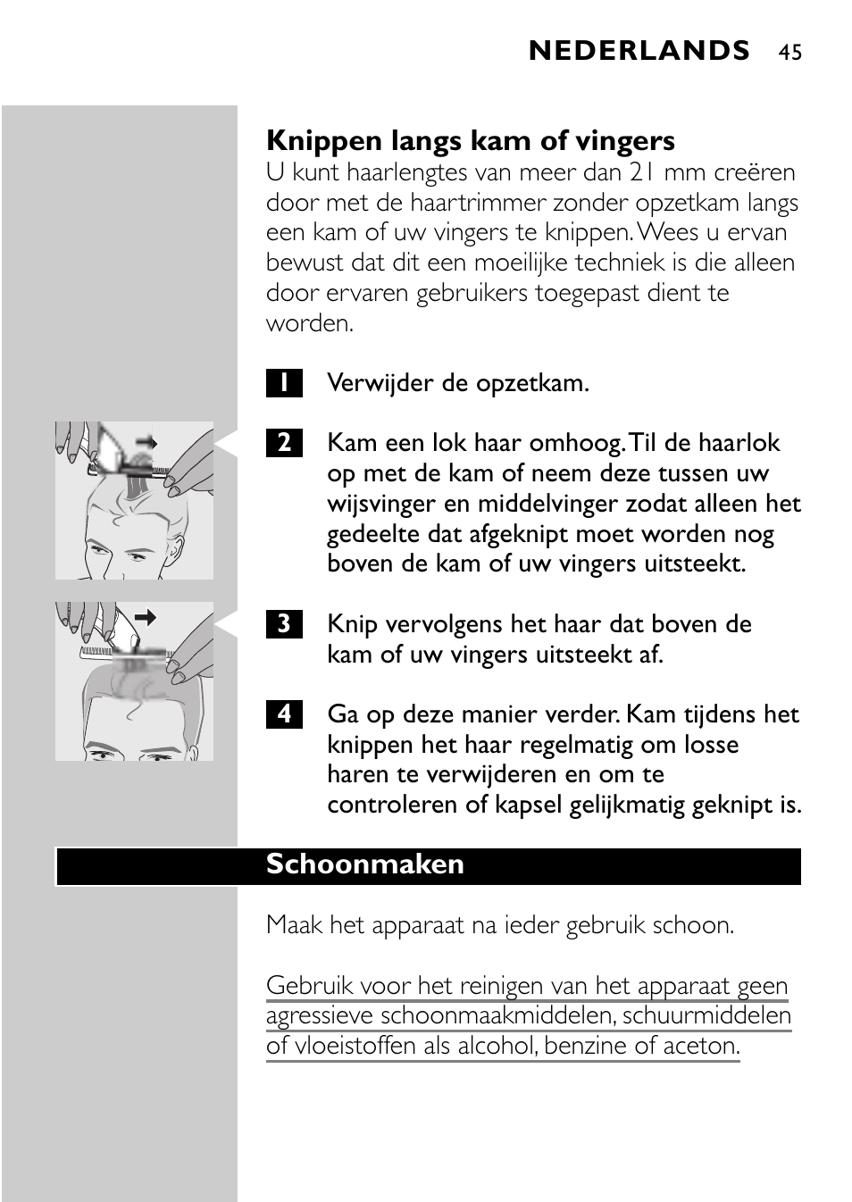 Philips QC5040 User Manual | Page 45 / 112
