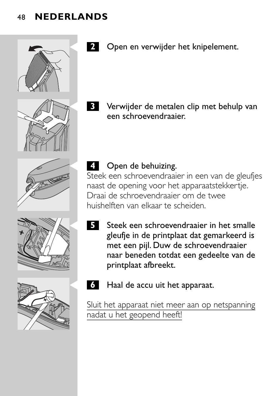 Philips QC5040 User Manual | Page 48 / 112