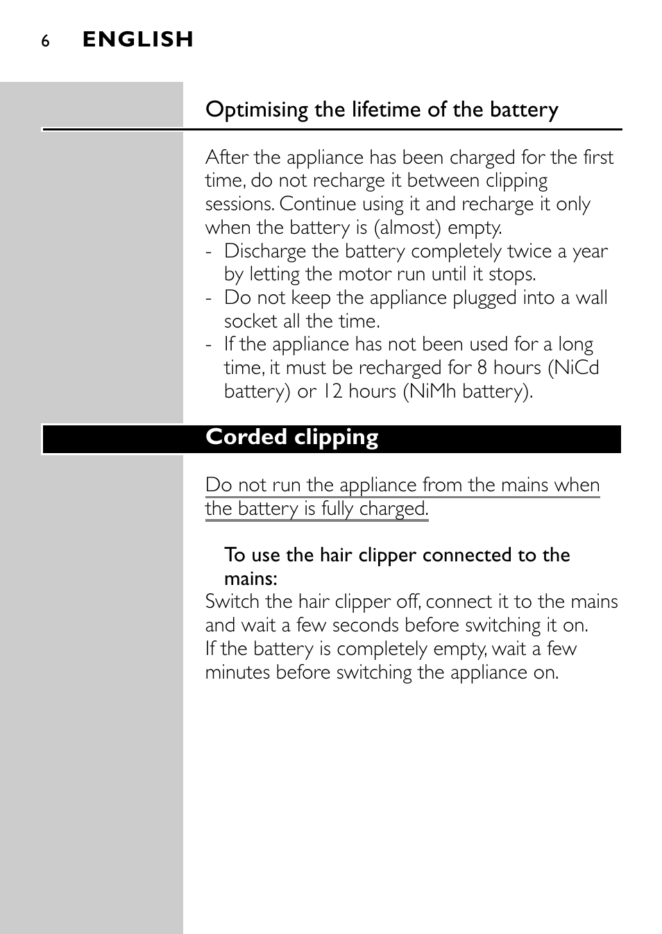 Philips QC5040 User Manual | Page 6 / 112