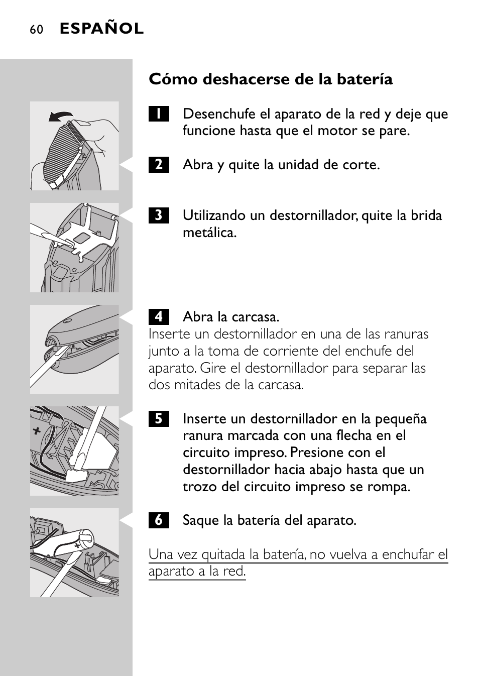 Philips QC5040 User Manual | Page 60 / 112