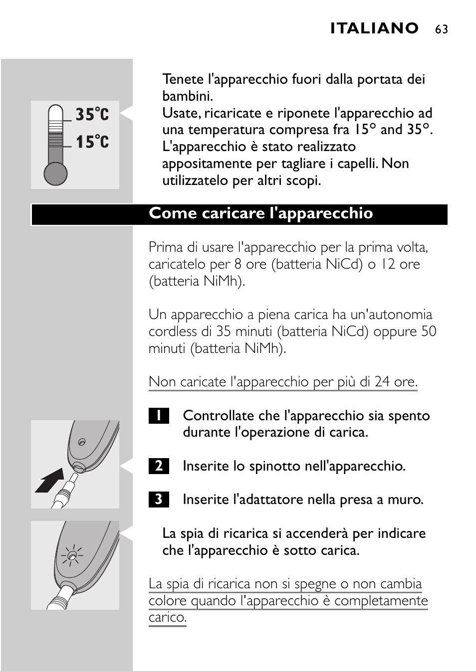 Philips QC5040 User Manual | Page 63 / 112