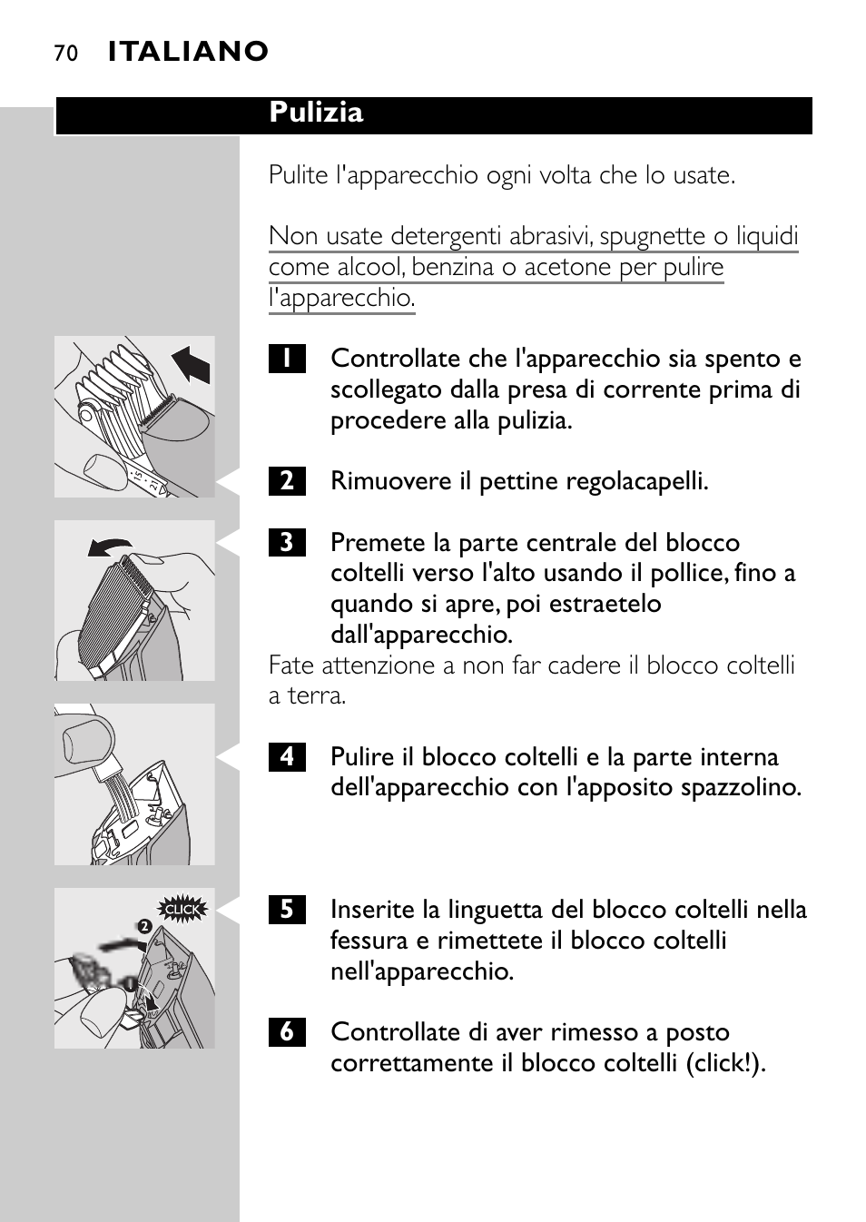 Philips QC5040 User Manual | Page 70 / 112